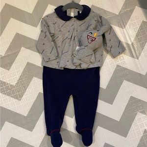 Emporio Armani baby 9 month 1 piece and stuffed animal matching.NEVER BEEN WORN